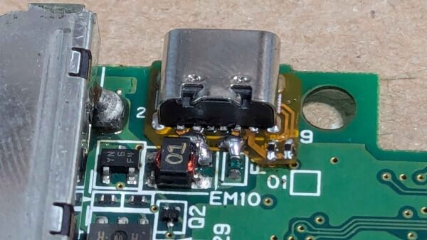 USB C Port Kit Mod For Nintendo DS Lite, Support USB PD/C to C, Requires Soldering