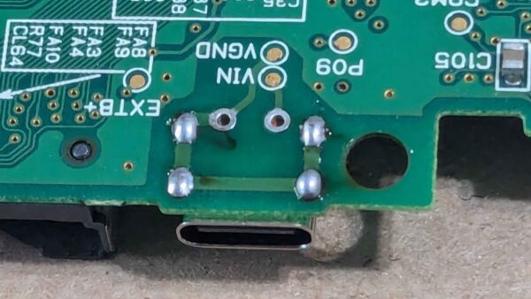USB C Port Kit Mod For Nintendo DS Lite, Support USB PD/C to C, Requires Soldering