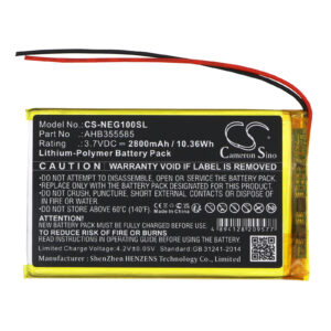 CS-NEG100SL-3 SNK Neo Geo X Battery (2800mah) AHB355585