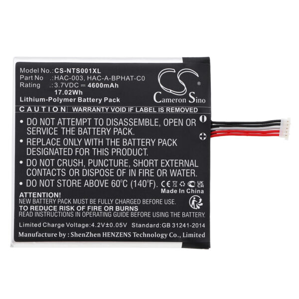 Switch v1/v2/OLED Battery (4600mah) HAC-003