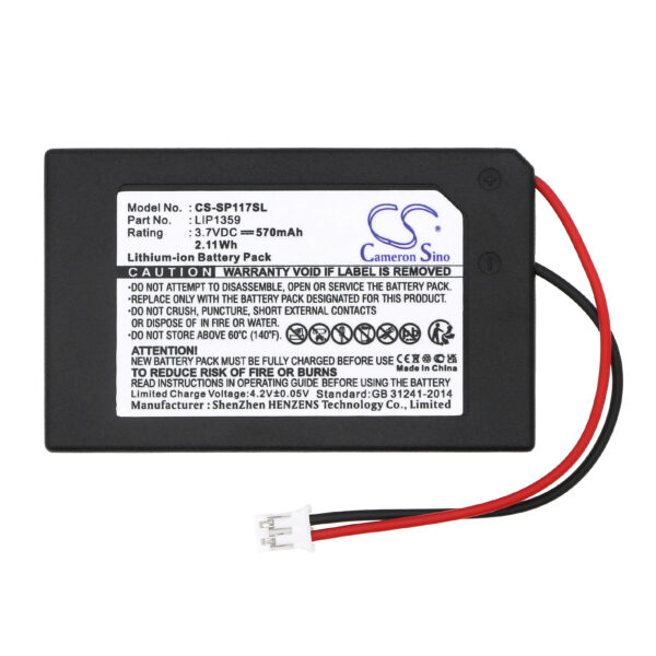PS3 DualShock Battery (570mah) LIP1359